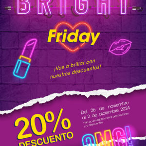 Promociona Bright Friday -RRSS-