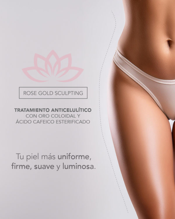 Tahesthetic Rose Gold Sculpting anticelulítico